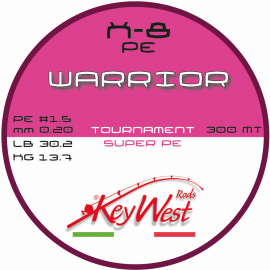 Key West Trolling Tournament Super PE #1.5 0.20mm 300mt X-8 Multicolor